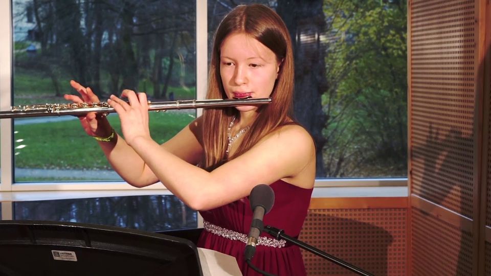 Emma Tjorven Koller & Yoshimi Shigesada-Kruse – Friedrich Schwindel -Flötenkonzert